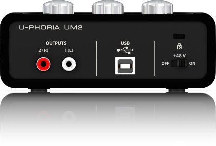 Внешняя звуковая карта BEHRINGER U-PHORIA UM2