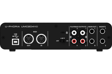 Внешняя звуковая карта BEHRINGER U-PHORIA UMC204HD