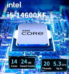 Процессор Intel Core i5 14600KF LGA1700, 14 x 3500 МГц OEM (без кулера)