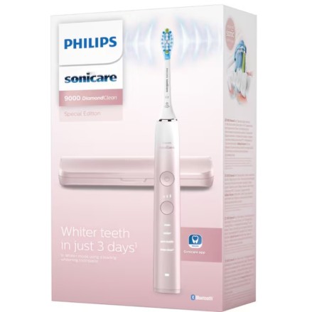 Электрическая зубная щетка Philips Sonicare DiamondClean 9000 HX991184, розовая