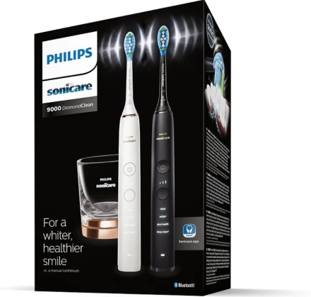 Электрическая зубная щетка Philips 9000 HX9914/57, 2 шт