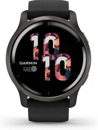 Умные часы Garmin Venu 2, черный