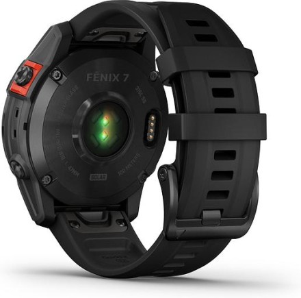 Умные часы Garmin Fenix 7 Solar, серый с черным ремешком