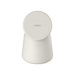 Беспроводное зарядное устройство Belkin BoostCharge Pro 2in1 MagSafe 15 Вт, белое