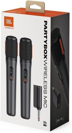 Беспроводной микрофон JBL PartyBox Wireless Mic, 2 шт