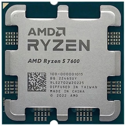 Процессор Ryzen 5 7600 AM5, 6 x 3800 МГц, OEM