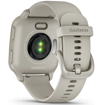 Умные часы Garmin Venu Sq 2 Music Edition, золотисто-серые