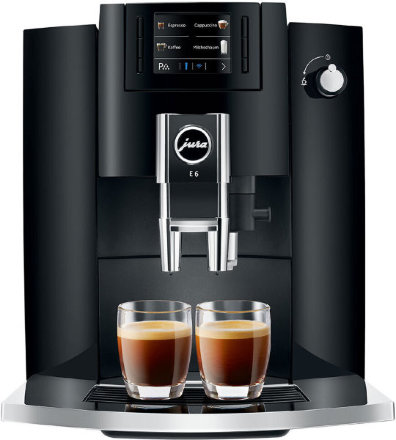 Кофемашина Jura E6 (EB), Piano Black