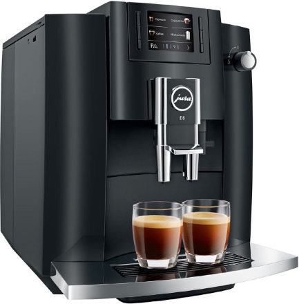 Кофемашина Jura E6 (EB), Piano Black
