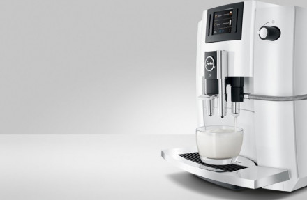 Кофемашина Jura E6 (EB), Piano White