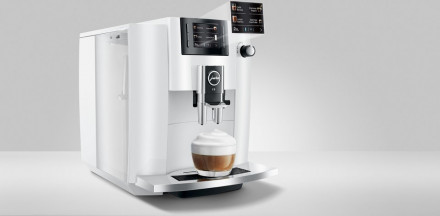 Кофемашина Jura E6 (EB), Piano White