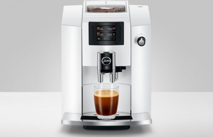 Кофемашина Jura E6 (EB), Piano White