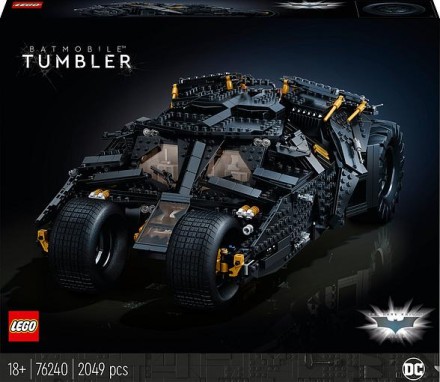 Конструктор LEGO DC Comics Super Heroes 76240 Бэтмобиль «Тумблер»