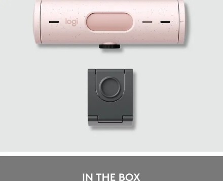 Веб-камера Logitech Brio 500, розовая