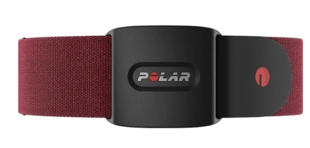 Передатчик пульса Polar Verity Sense, темно-красный